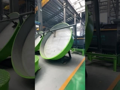 有機化合物肥料のディスク粒化機