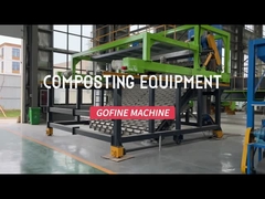 高効率の動物肥料 草 有機化合物 肥料 チェーン プレート ターニング マシン