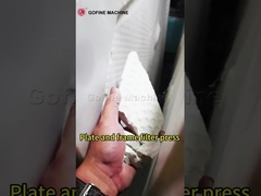 工業用固体液体分離自動フィルタープレス機