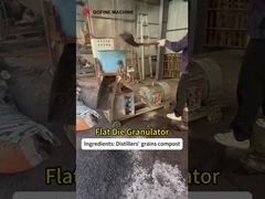 1-2 T/Hの円柱新型有機肥料の造粒機の平たい箱は製造所餌の死ぬ