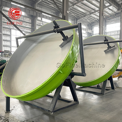 95% 粒化率 ディスク肥料 granulator 炭素鋼材 調整可能