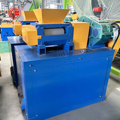 150mm 幅のダブルロール粒剤機 1-2T/H アモニウム硫酸コンパクト肥料生産工場