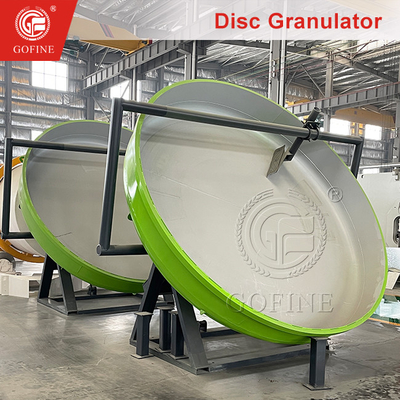 肥料生産ラインのための 1-2t/h 湿 Granulator Disc Granulator マシン