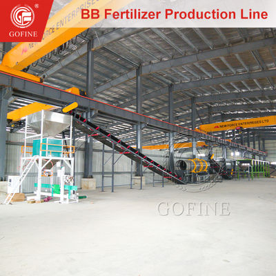 BB肥料の製造ラインと大量混合肥料工場