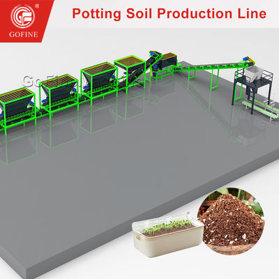 商業用温室土壌ガーデン用土混合プラント
