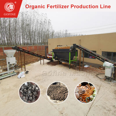 都市廃棄物堆肥化用完全肥料生産ライン設備